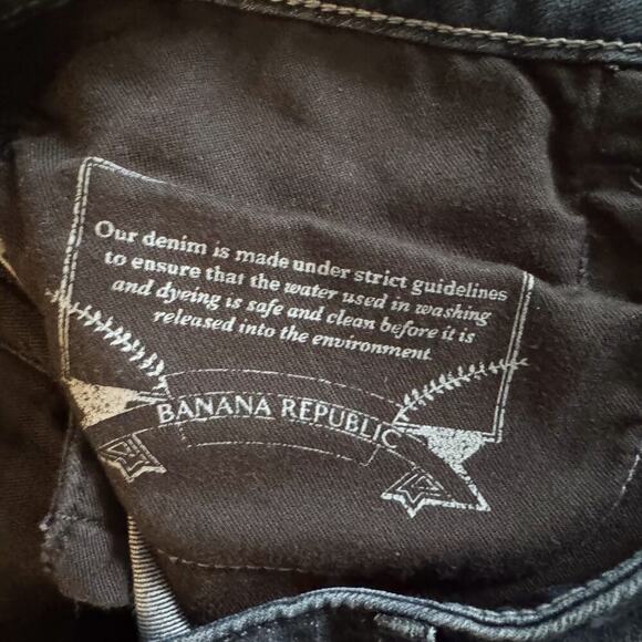 Banana Republic Jeans Women's Size 29 Blue bootcut Mid Rise Dark Wash 1184 - Picture 6 of 14